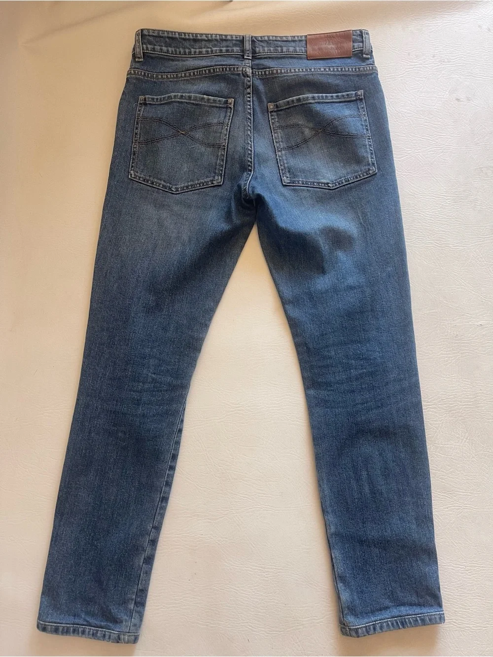 Brunello Cucinelli Skinny Fit Jeans IT 46 Made In Italy Button Fly Stretch Denim